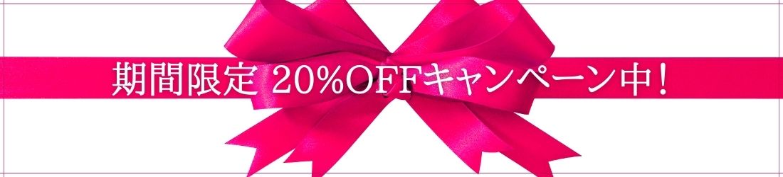 「20%OFF」で受講できます!
